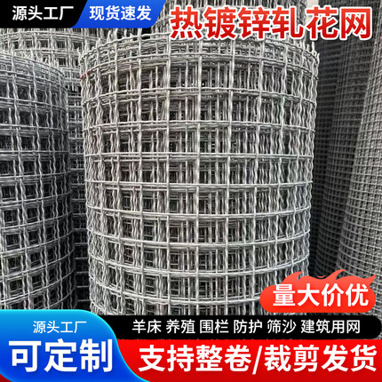 热镀锌钢丝网筛网鸡鸭鹅羊床漏粪网养殖围网围栏加粗安全防护网