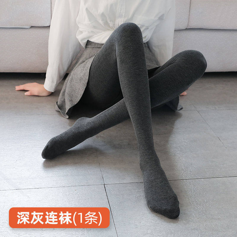 세로 스트라이프 레깅스에 벨벳과 도톰한 피부톤을 더한 하이웨스트 날씬해 보이는 발 디딤팬츠 발이 있는 심리스 올인원 팬츠