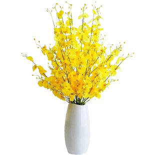 跳舞兰高品质仿真花假花装饰花摆设花束干花客厅摆件餐桌花摆花