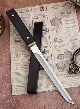 爆款网红同款户外野营切果蔬切菜刀家用锋利耐用切片小刀鱼免磨刀