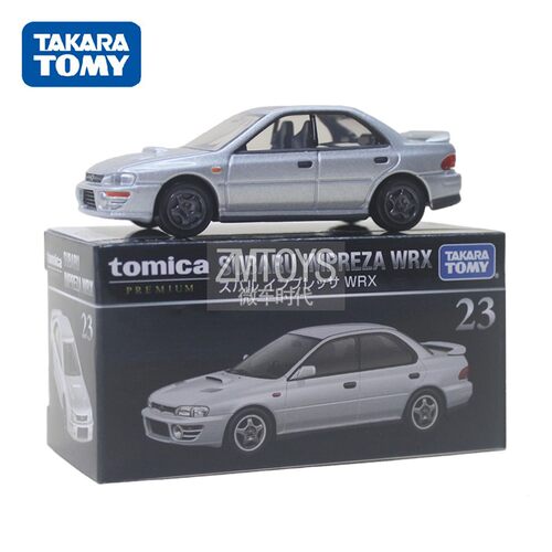 TOMY多美卡合金小汽车模黑盒旗舰版TP23斯巴鲁翼豹轿跑车298151