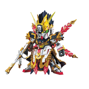 万代拼装模型SD高达三国创杰传 甘宁海盗骷髅高达敢达BB战士Q版