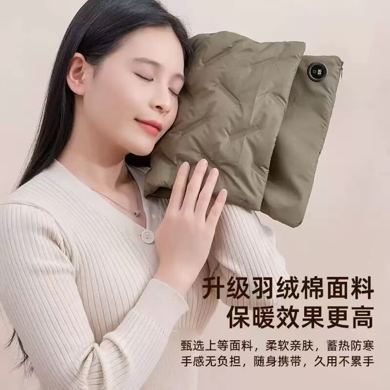 羽绒棉暖手袋多功能暖宝宝无水袋防爆石墨烯发热暖手宝暖腰敷肚子