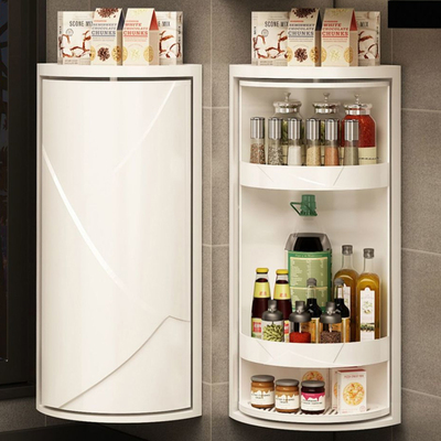 厨房多功能置物架子调味料品瓶收纳盒旋转放盐调味罐收纳盒调料架