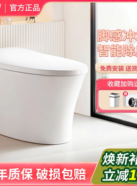 箭牌卫浴智能马桶脚感冲水全自动一体家用不惧水压坐便器AKE1129