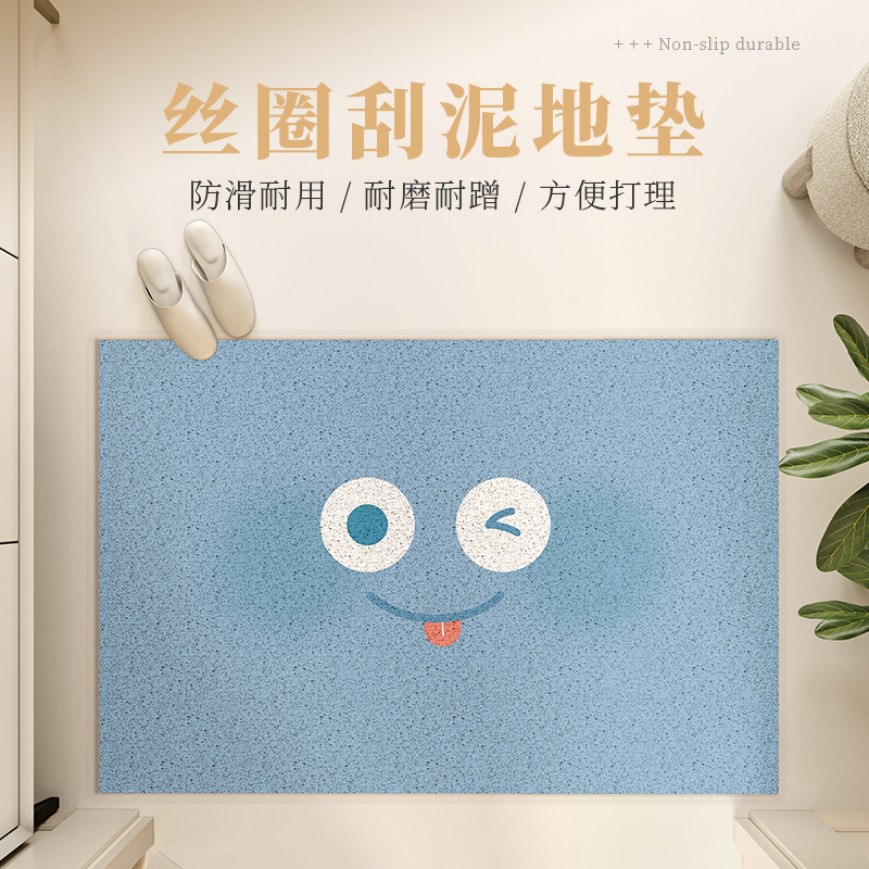 九亩亩除泥刮沙健康环保丝圈地垫