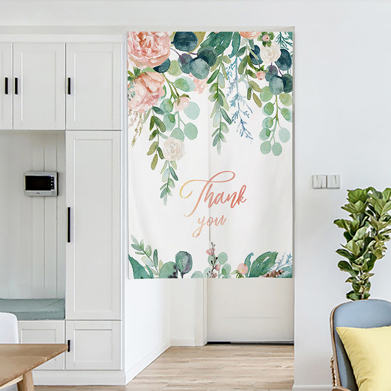 北欧布艺门帘隔断家用卧室厕所