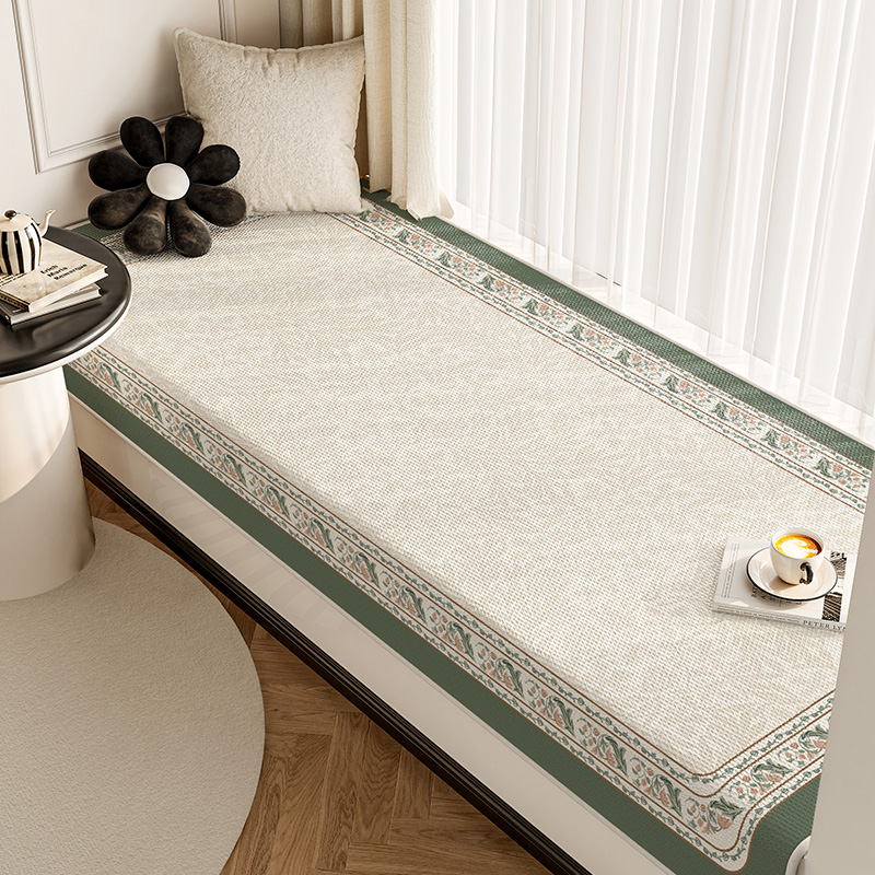 夏天冰丝飘窗垫窗台垫卧室房间四季通用坐垫夏季阳台凉感凉席垫子