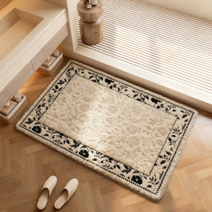 浴室吸水地垫加厚脚垫家用厕所门口防滑垫子仿羊绒冬季卫生间地毯