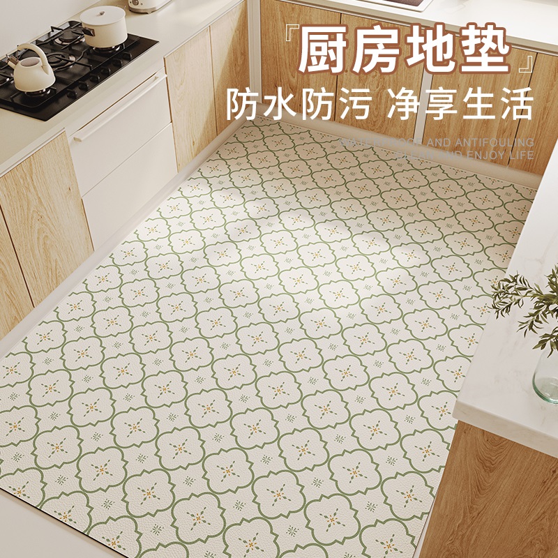 厨房专用地垫防滑防油可擦免洗pvc可裁剪定制脚垫耐脏垫整铺地毯,居家布艺,厨房地垫,淘宝优惠券,粉丝福利购,淘宝优惠卷