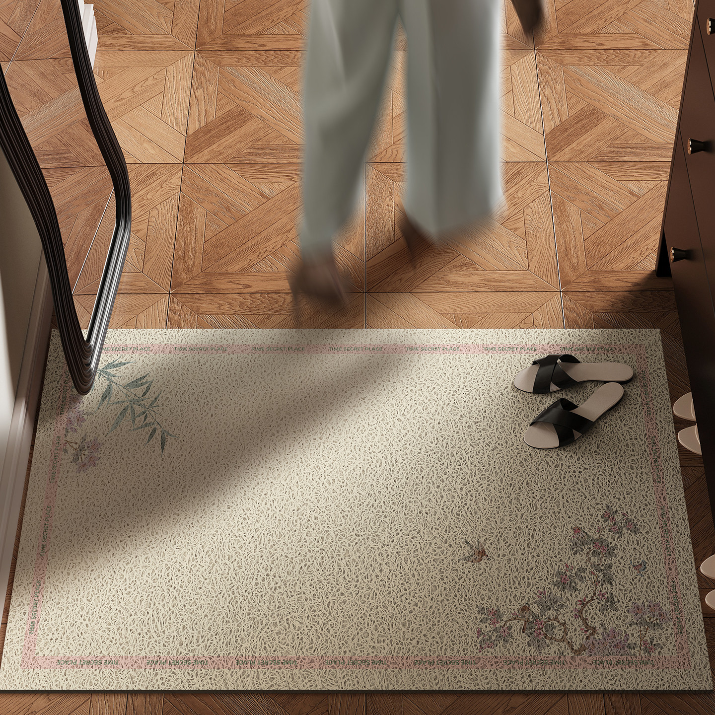 入户门地垫2025新款高级感门口进门家用脚垫丝圈地毯防滑耐脏免洗,居家布艺,入户地垫,淘宝优惠券,粉丝福利购,淘宝优惠卷