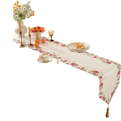 桌旗美式高级感餐桌长条