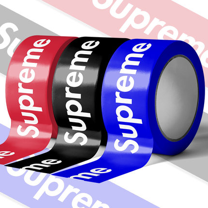 胶带定制logo印字superme包装打包搬家创意大卷胶布克莱因蓝潮牌