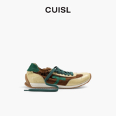 女士阿甘鞋 轻便柔软薄底休闲鞋 复古风 鳄鱼拼反绒新款 CUISL崔氏