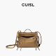 CUISL崔氏 定制微笑笑脸小斜挎包美洲鳄水染稀有皮拉链斜挎包包女