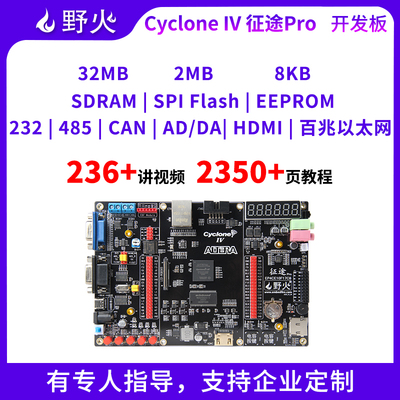 野火征途pro FPGA开发板  Cyclone IV EP4CE10 ALTERA  图像处理
