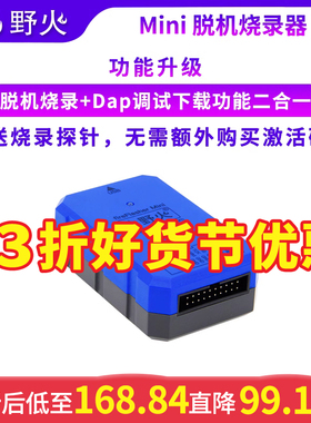野火脱机烧录器 离线下载烧写编程 带仿真器功能 STM32 GD32APM32