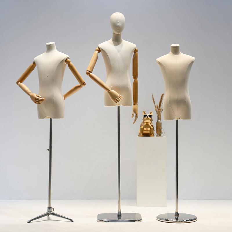 大童装店青少年儿童模特道具半身人偶人台男女衣服模特展示架全身