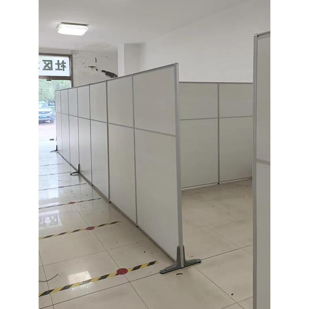 办公室移动屏风折叠隔断工厂车间隔断墙隔板亚克力活动屏风围挡板