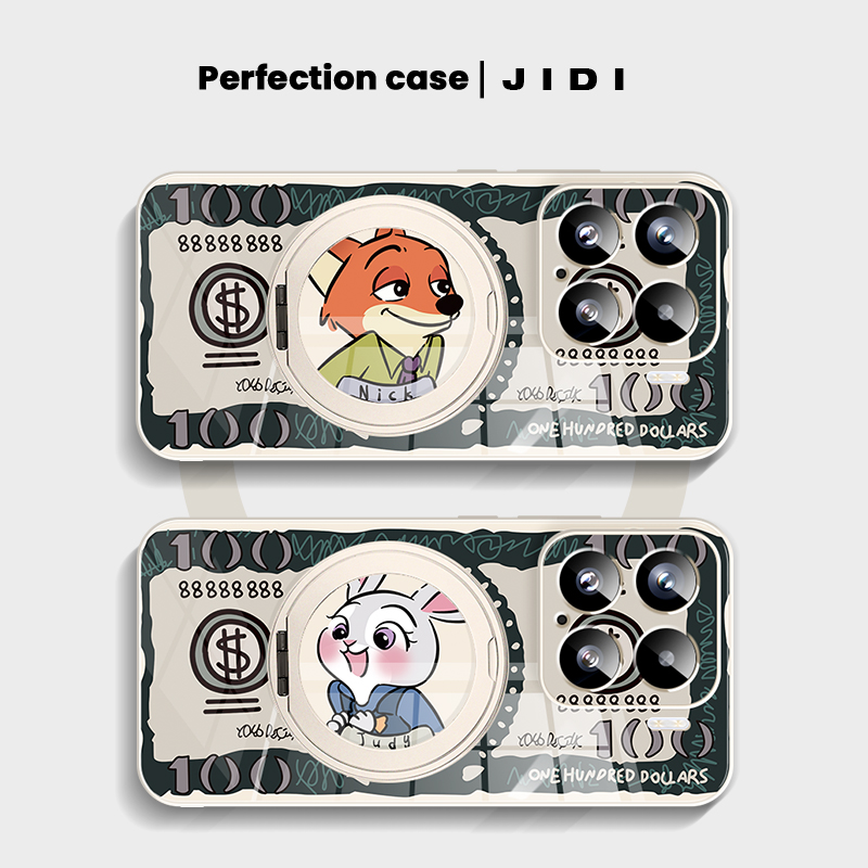 适用于小米磁吸带支架手机壳