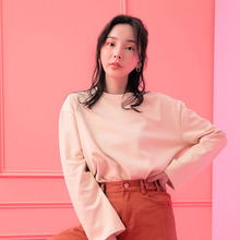 纯棉上衣2019新款 体桖外穿 春秋女士打底衫 t恤女韩版 长袖 宽松女装