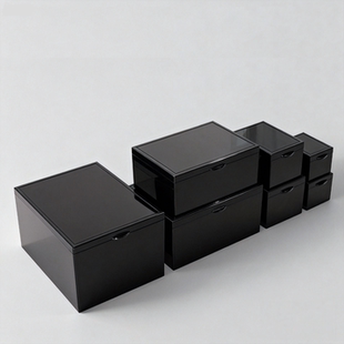 思蜀邦护黑色避光盒样品遮光盒黑色粉剂盒西林瓶高危塑料防潮盒子