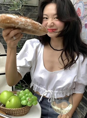 黑玛瑙ins博主fever同款暗黑简约小众中古叠戴S925纯银项链锁骨链