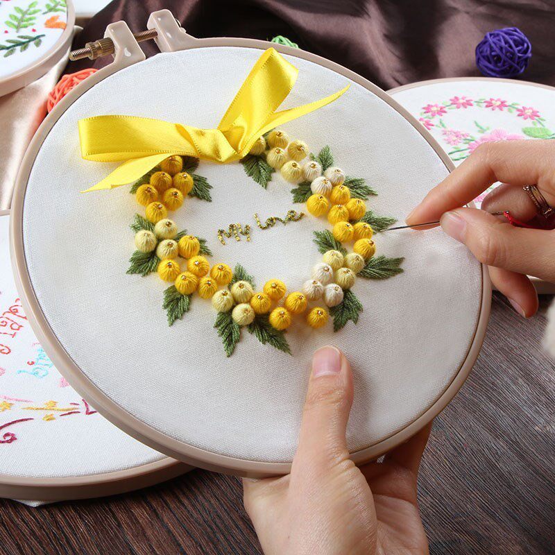 立体花卉餐厅小型生日孕妇丝带绣