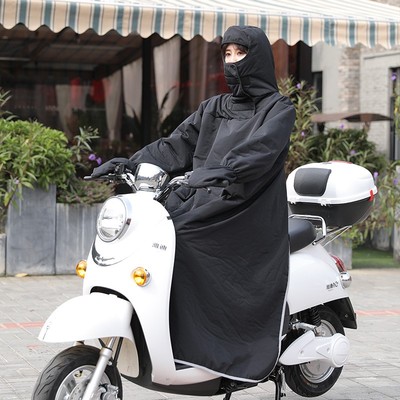 冬季双面防水电动车挡风被