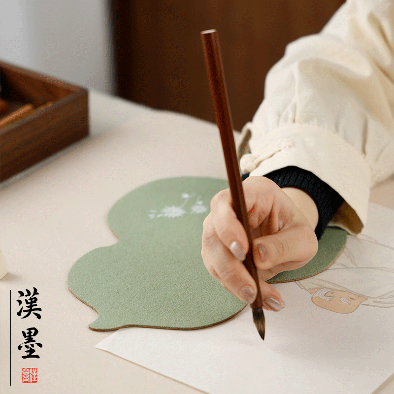 汉墨毛毡垫书法羊毛臂垫