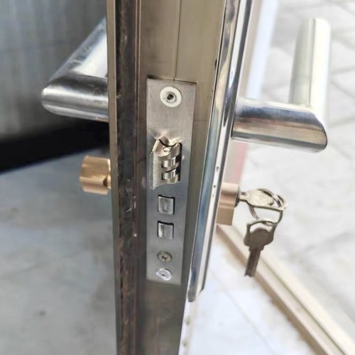 木门锁锁心不锈钢静音房门锁具房间配件锁芯锁舌室内锁体50门锁