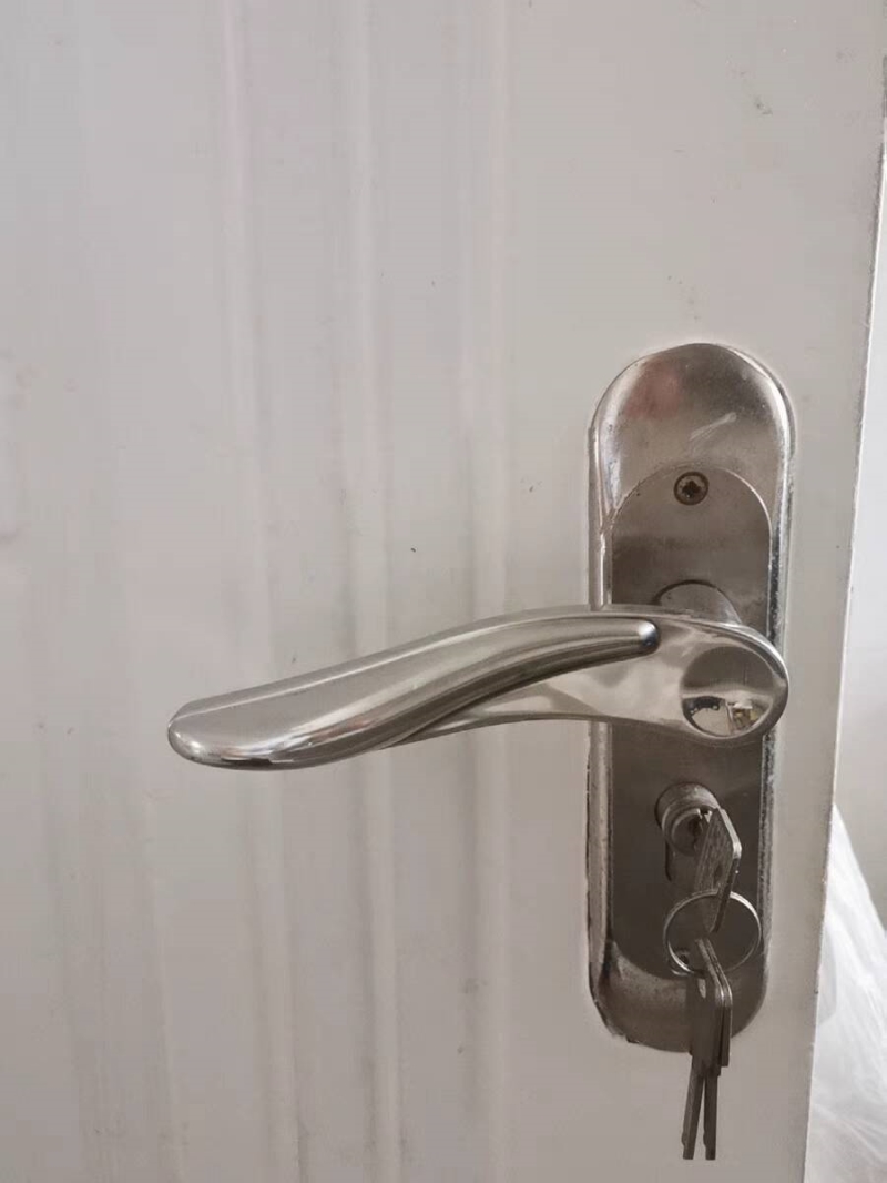 锁具配件拉手门把手锁卧室木门面板圆形手柄卫生间门锁不锈钢把手