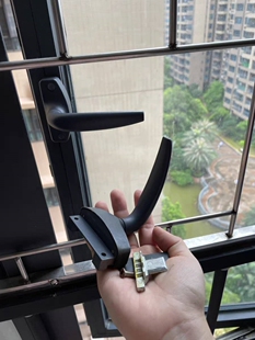 外开窗老式执手锁传动执手拉手门窗玻璃窗户门窗配件铝合金窗锁扣