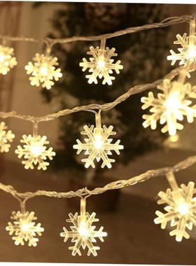 Snowflake LED Lights Christmas Decoration Home Xmas Tree Han