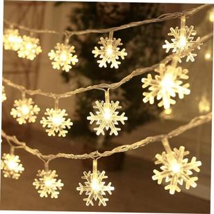 Snowflake LED Lights Christmas Decoration Home Xmas Tree Han