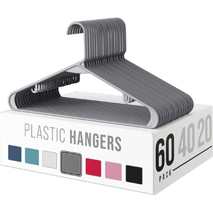 Plastic Adult Clothes Coat Hangers Drying Rack Hanger Holder