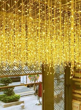5m Outdoor Christmas Fairy Lights LED Icicle Curtain String