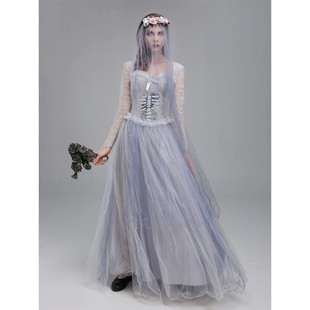 Bride Dead Costume Ghost Corset Women Corpse Halloween