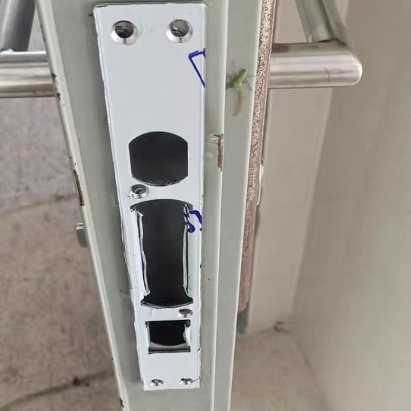 锁舌片锁扣塑料壳自动锁体方头档片门框压边条家用导向片锁具