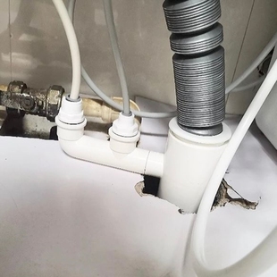净水器小厨宝接头通排水管水槽三通二合一洗碗机厨房前置过滤器