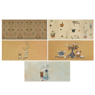 墨上花缂丝织绣新款文创彩绘毛毡毛笔毛毡垫毛毡垫书法垫文房四宝创意印花国画毛毡垫练字专用书画毛毡