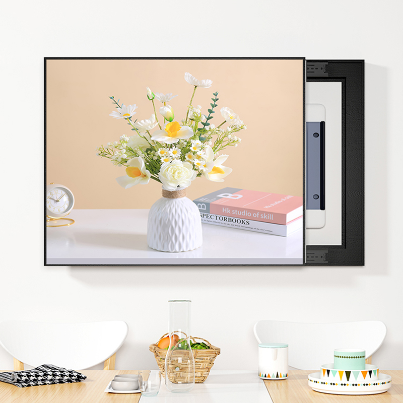 简约电表箱装饰画客厅餐厅配x电箱遮挡空开箱盖板壁画电闸盒子挂