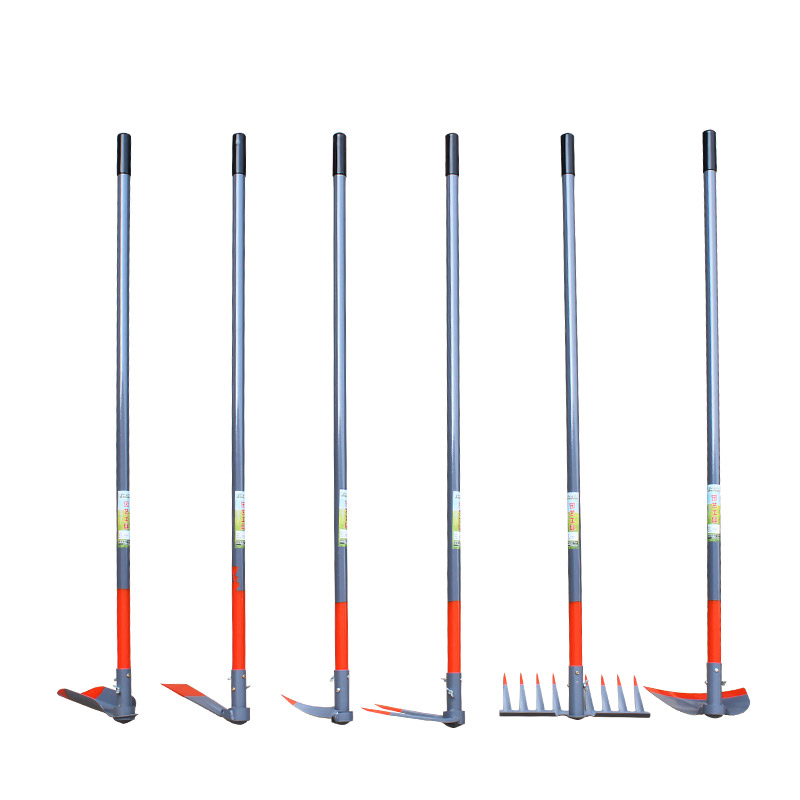 锄头农用工具大全种菜户外t挖地多功能翻松土全钢除草神器家用园