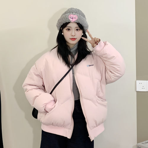 韩国高级感短款小个子羽绒棉袄女