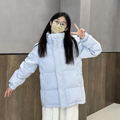 晶煊韩国女生连帽羽绒棉服女冬