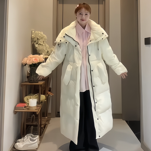 晶煊高级感洋气长款羽绒棉服