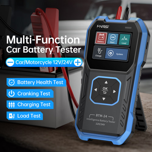 FNIRSI BTM-24 Multi-Function Car Batter Tester 12V/24V