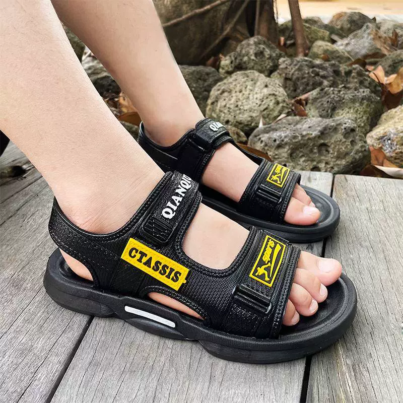 男童凉鞋2024新款夏季防水韩版儿童鞋子小学生中大童男孩沙滩鞋潮