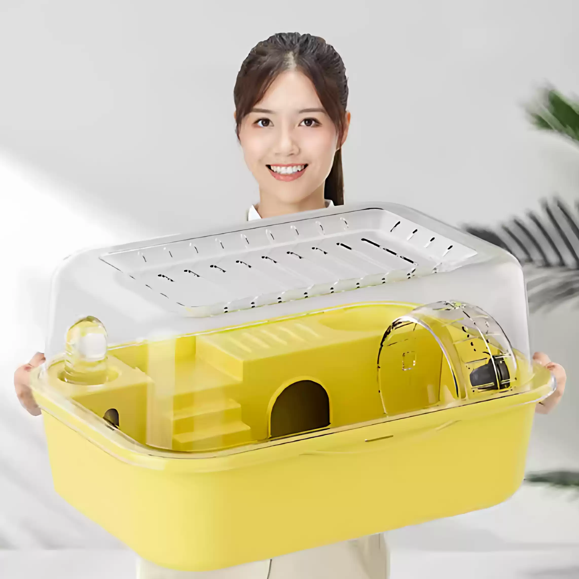 仓鼠笼子窝透明箱专用饲养笼防
