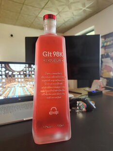 Glt98K利口酒蜜桃味爽口17度700ML力娇酒酒吧夜店网红